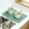 Soft Extendable Kitchen Drain Pad With Bacterium Fighting Properties And Effective Water Movement