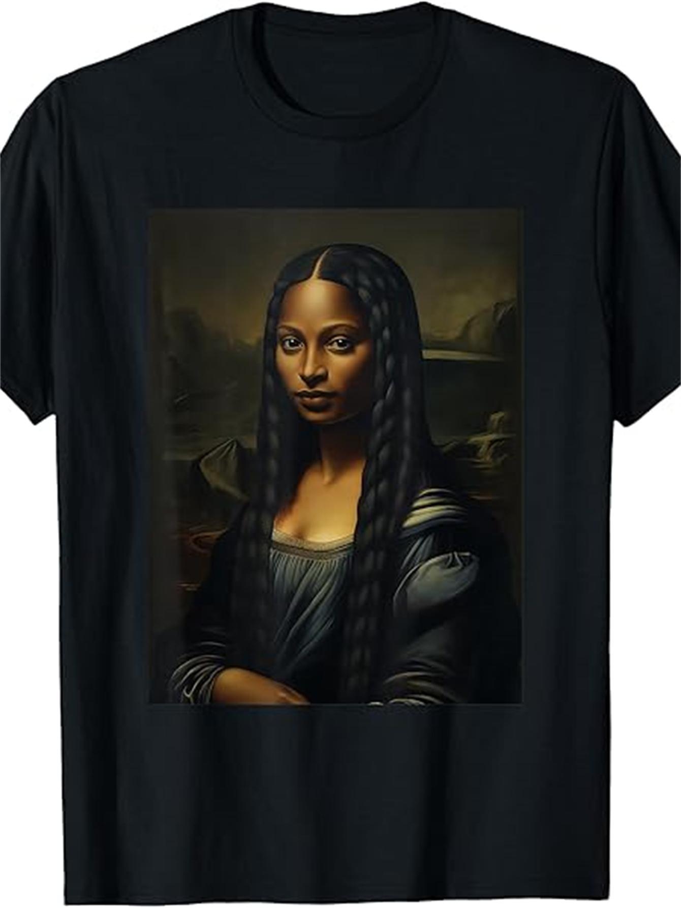 1pc of Casual T-Shirt Featuring African Designs XL