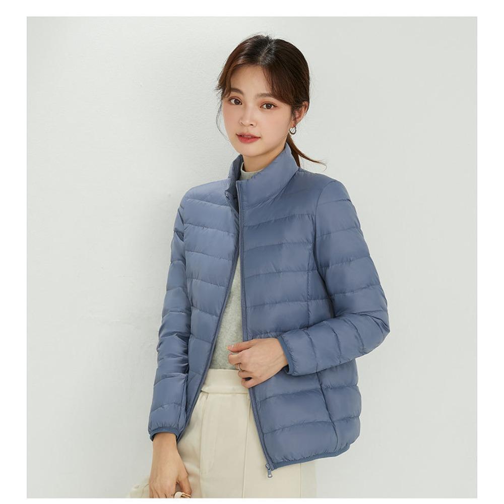 Women's Hooded Long Sleeve Down Jacket Regular Fit Commuter Style Puffer Coat