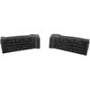 Motorcycle Front Pedal, 1 Pair Rubber Front Pedal Footrest Foot Pegs Fit for YBR 125