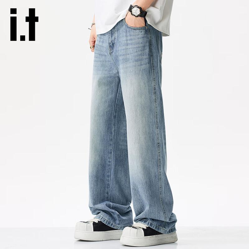 

Мужские джинсы Izzue It из светлого денима, свободного прямого кроя M