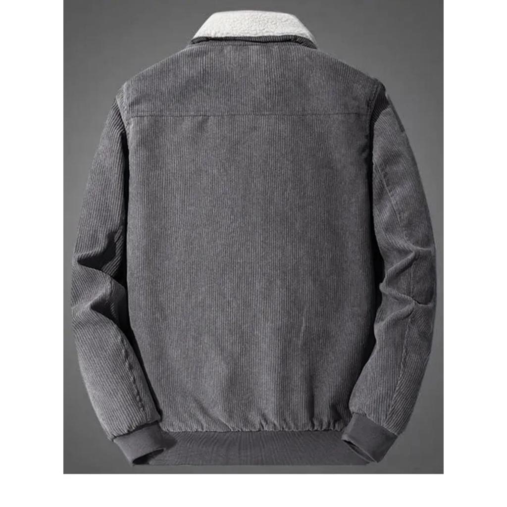 Corduroy Jacket 2025 New Addition Velvet Jacket Autumn And Winter Addition Velvet Cotton Coat Lamb Velvet Cotton Coat