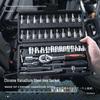 Comprehensive Car & Motorcycle Ratchet Wrench Socket Set for Household Repairs