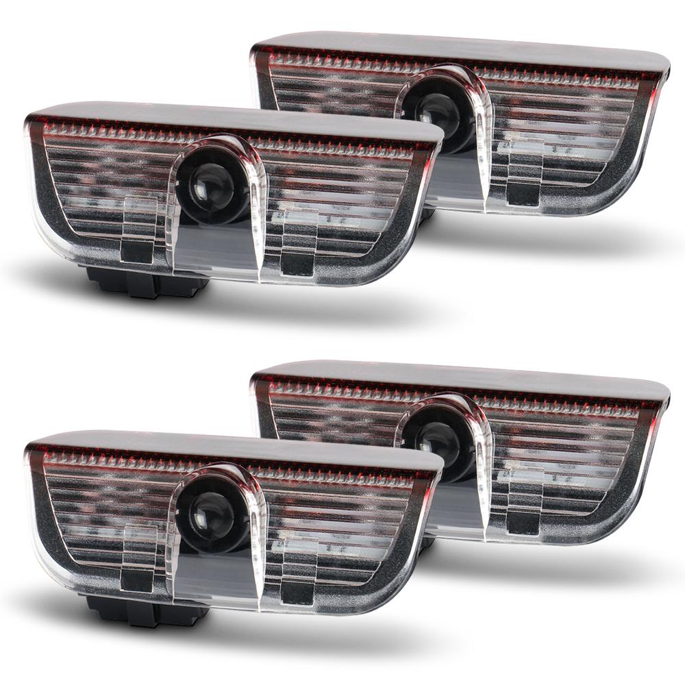 2/4pcs Car Door Welcome Lights for Skoda Superb 2009 2013 2014 Superb CONBI B8/3V 2015-2024 Logo Projector Ghost Shadow Lamp