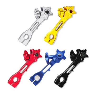 Upgrades Brake Lever with Rear Brake Arm Motorcycle Brake Handle with Unique Metal Rear Arm Robusts for Motorcycle