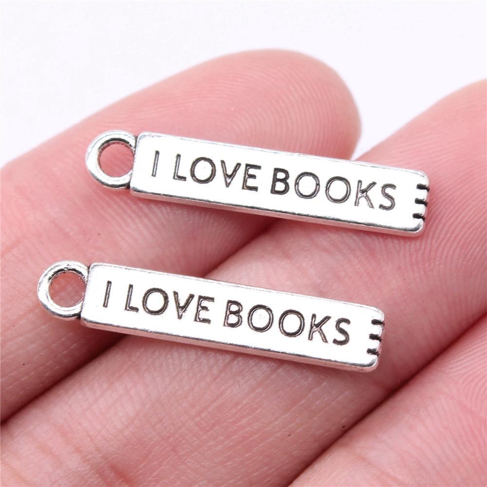 Charms Rectangle Tags Badges Friendship Pendants Minimalist Jewelry Components QC104