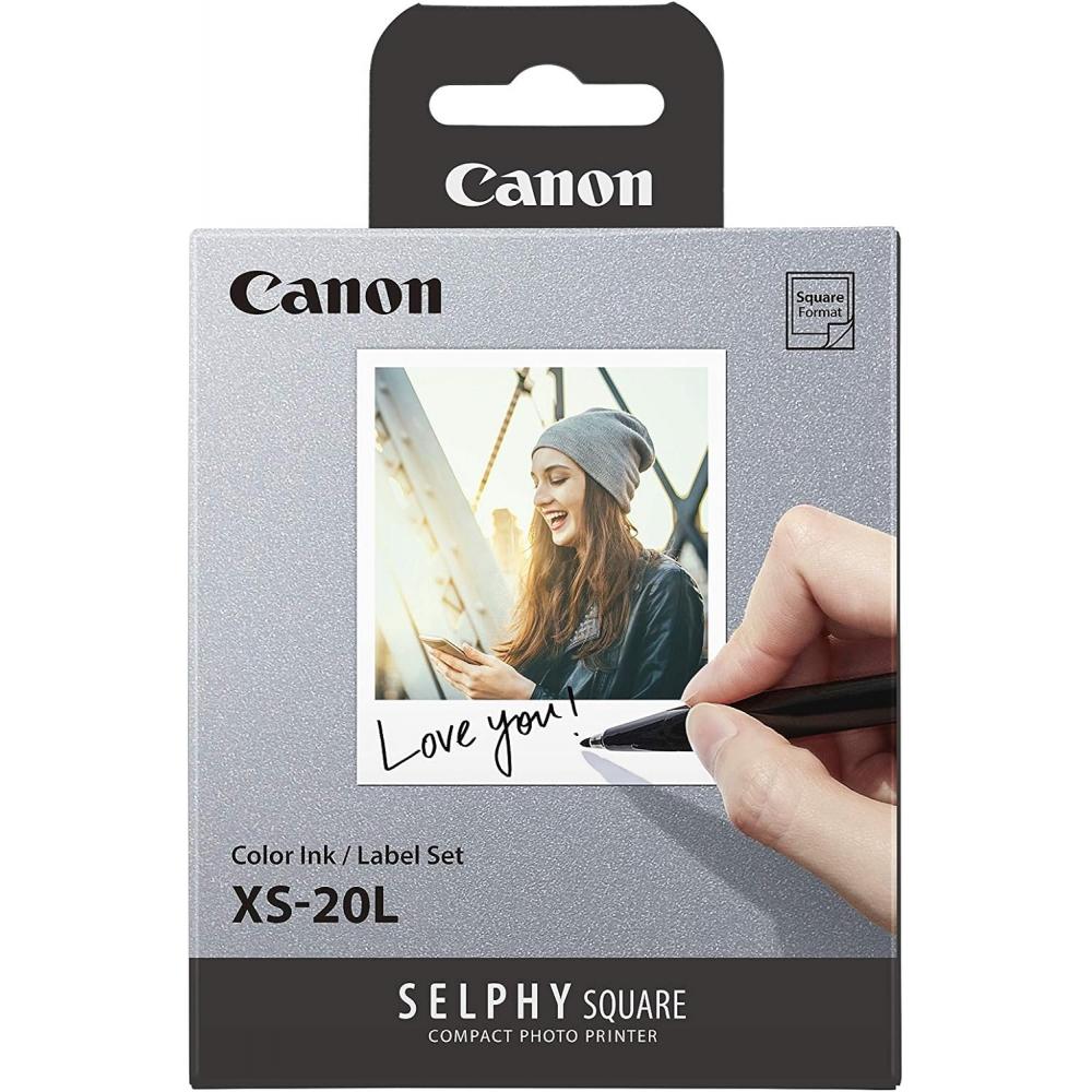 Canon Canon Selphy Square Qx10 QX20 Color Ink Label Set Xs 20l  X2  Small  X2 