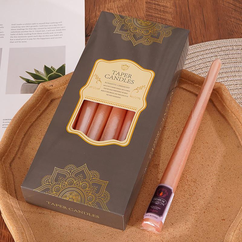 

Европейская свеча на шесте, ужин при свечах, красный, черный, жемчужный, серебряный, золотой, свадебная, молитвенная, домашнее освещение, свадебная длинная свеча на шесте cone rod pink 12 pcs