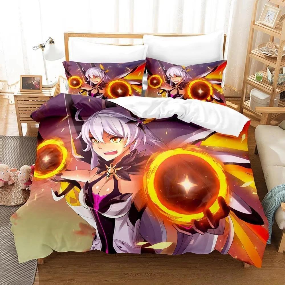 

Новая игра Honkai Impact 3rd Bedding Sets Duvet Cover Set With Pillowcase Twin Full Queen King Bedwears Постельное белье Домашний текстиль 70x133cm 2pcs