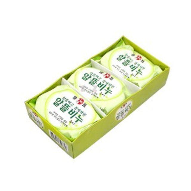 Malpyo BBXCYZMS Economical Soap Cucumber 140g X 3 Pack Facial Soap Washing Bath