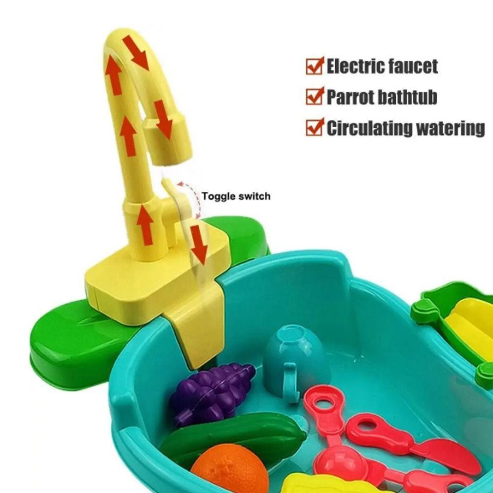 Electric Bird Spa Pool Shower Automatic Bird Bath Tub with Faucet Parrot Shower  Cockatiel