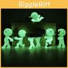 Luminous Smiski Action Figure Cartoon Elf Model Toy Pvc Decoration Gift Display