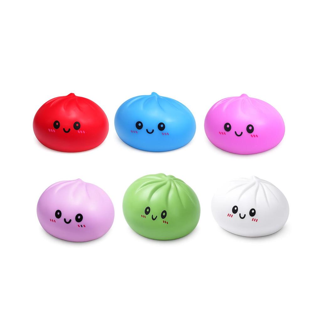 Baozi Stress Relief Slow Rebound Squeeze Toy - Cute, Soft, and Portable
