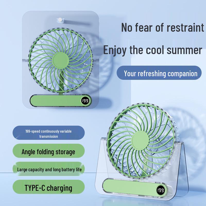 New Multi-Functional USB Rechargeable Air Circulation Desk Fan