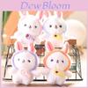 Plush Rabbit Keychain With Soft Crystal Velvet For Bags And Keys