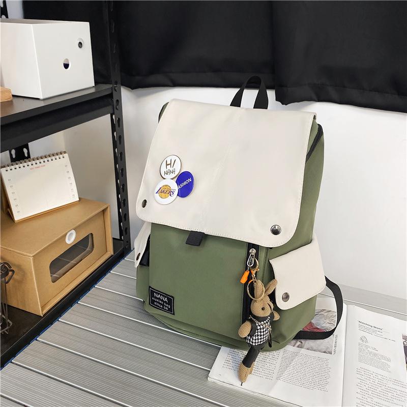 

New Retro Backpack for Junior High School Senior High School and College Students Large Capacity Backpack for Casual Travel