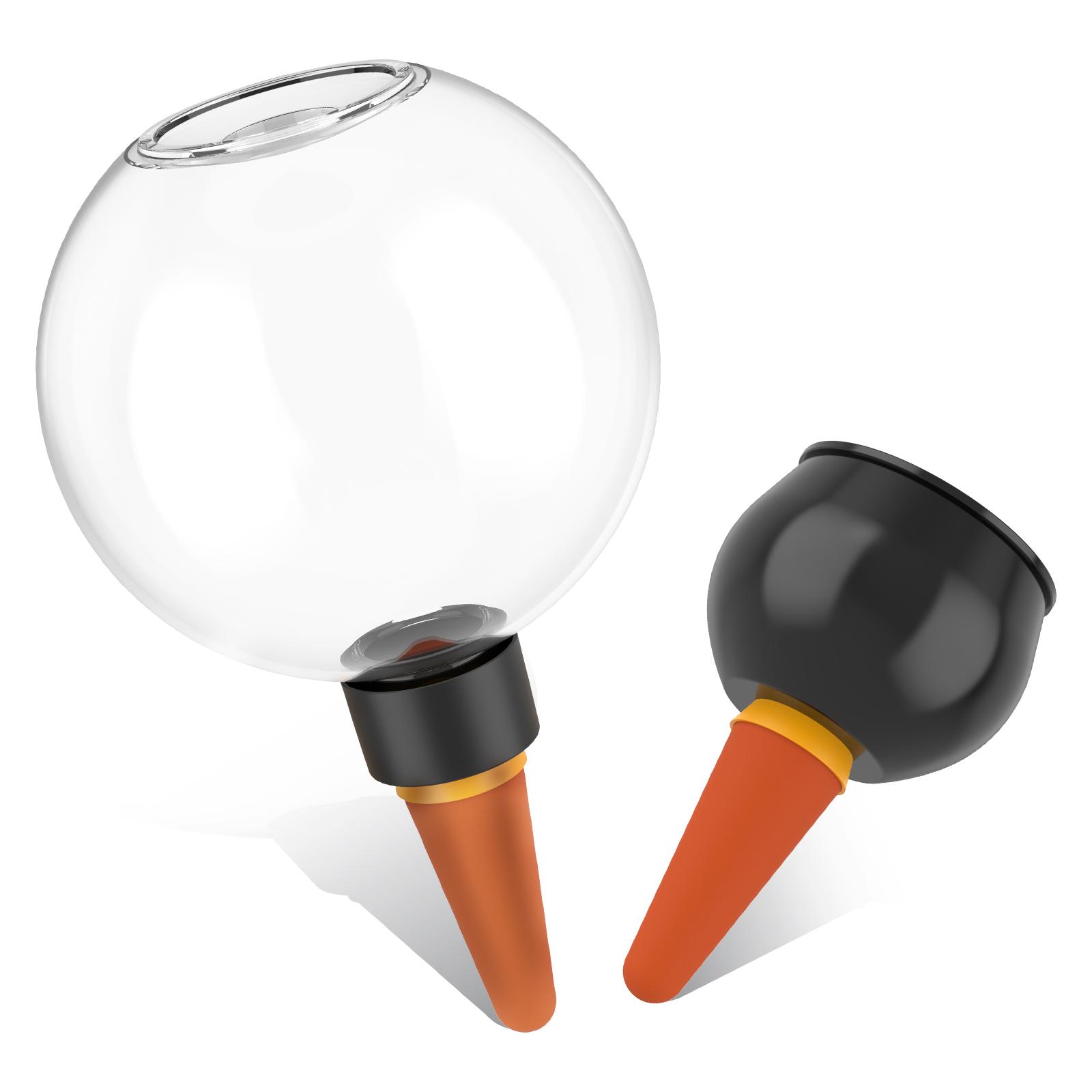 

2/4Pcs Automatic Plant Watering Bulbs 500ml/80ml Insert Plant Watering Globes Efficient Mini Irrigation System Garden Decoration