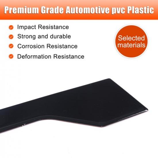 Glossy Piano Black Dashboard side trim sticker For Jaguar F-Type X152 2013-24