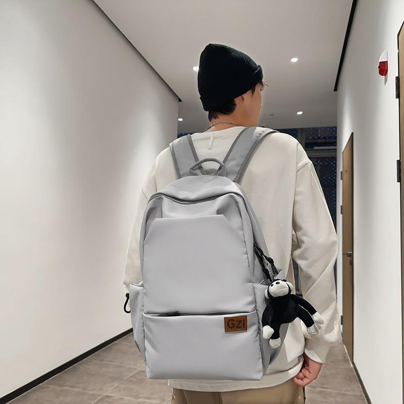Studentenrucksack, Herren-Sportrucksack, einfarbig, Reiserucksack für Damen und Mädchen
