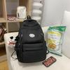 Schoolbag student schoolbag smiley face printing contrasting color large-capacity backpack Korean version Chinese college students commuting 