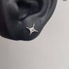 Punk Fashion Titanium Steel Ear Bone Studs: Cool Cochlear Piercing Earrings Collection