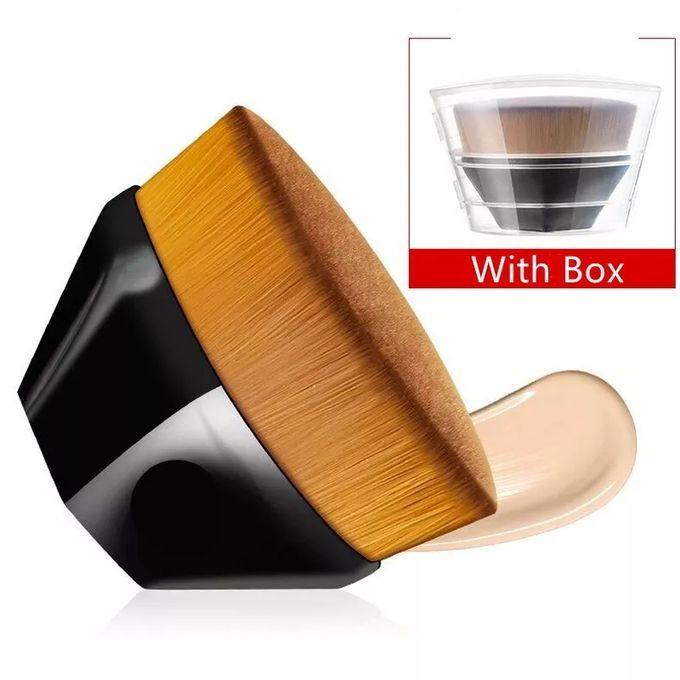 INHAK Petal Foundation Brush Flat Top Makeup Brush with Box – Soft Dense Bristles for Liquid & Cream Foundation 1pc
