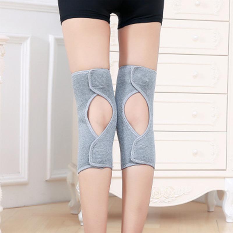 

Вязаные наколенники регулируемая пряжка офис для среднего и пожилого возраста весна и осень бархатные утолщенные верхняя одежда защита для ног Wool XL size