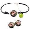 Norfolk Terrier – A Set of Jewelry with Your Photo, a Woman's Ornament |