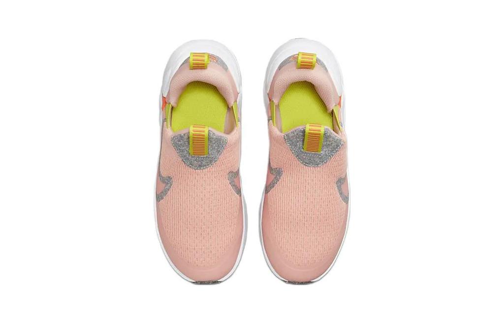 Nike Flex Plus 2 SE Comfortable Abrasion Resistant Breathable Low top Running Shoes Pink Gray Kids' FB8909-800
