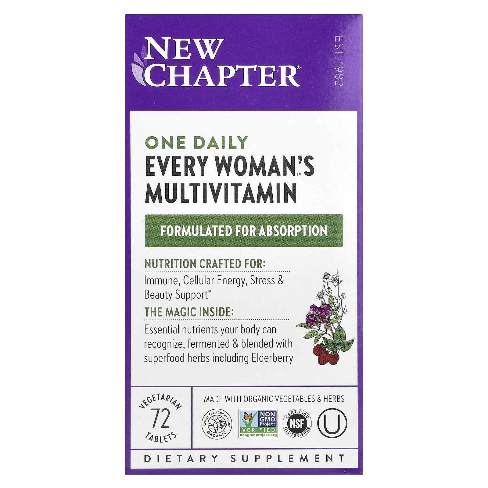 

One Daily Every Woman S™ Multivitamin, Veggie Tablets, 72 Tablets