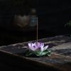 Ceramic Lotus Censer Meditation Zen Style Incense Burner Incense Burner Stick Holder Indoor Use