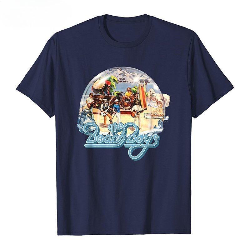 The Beach Boys Beach Boys Psychedelic Rock American Casual Vacation Relaxed Shortsleeved Mens Tshirt