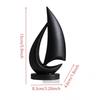 1PC explosive 3D printing modern Nordic wind sailing boat sculpture simple abstract living room entrance desktop light luxury ornament
