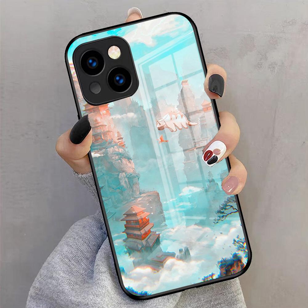 Anime The Last Airbender Phone Case For IPhone 17 Pro Max 16 15 14 Pro Max 13 11 X Xs Xr 8 7Plus Glass Cover