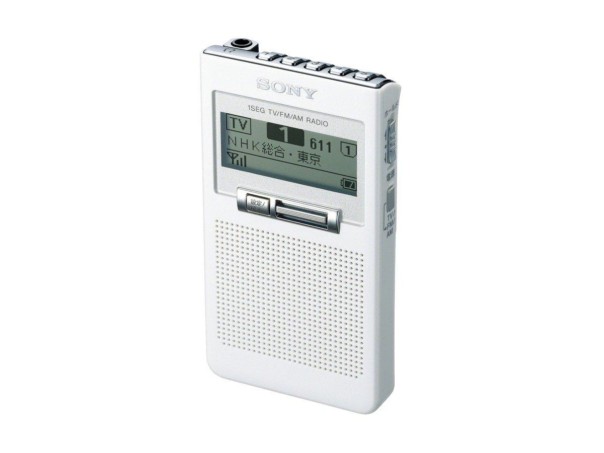 

Sony Pocket Radio XDR-63TV Pocketable size FM/AM/One Seg TV audio compatible White XDR-63TV W білий