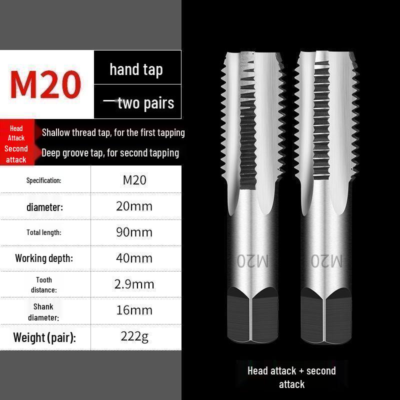LD Multifunktionales Gewindeschneid- und Schneideisen-Set mit manuellem Windeisen