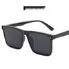 Men's Retro Square Frame Polarized Sunglasses with HD TAC Lenses for Driving