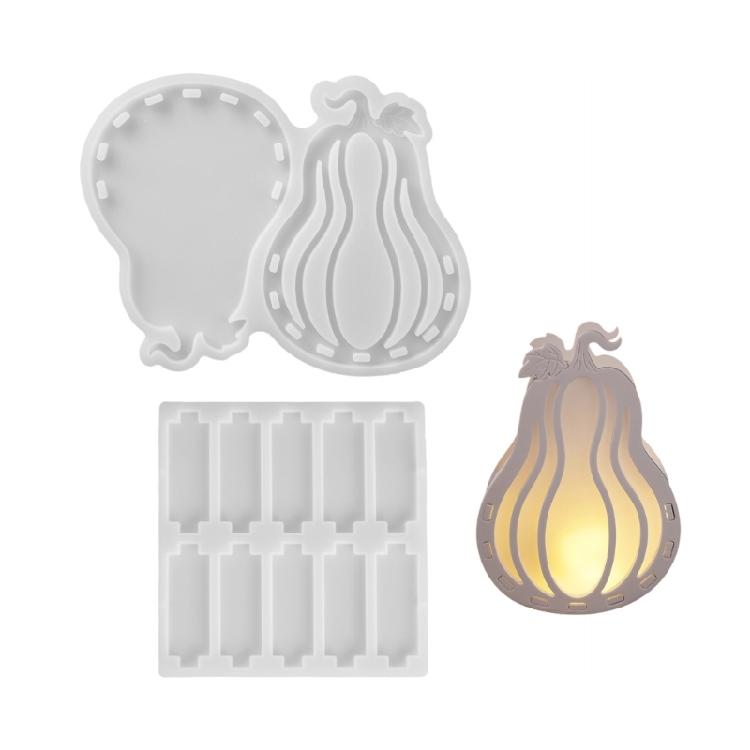 

Reusable Silicone Crafting Mold Lamp Silhouettes Molds Halloween Decorations Tool Suitable for Soap Candle Jewelry