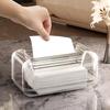 Elegant Japanese Sunken Tissue Box for Living Room - Light Luxury Napkin Holder with Pull-Out Storage for Coffee Table