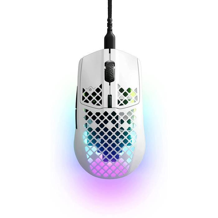Souris Aerox 3 PC - Filaire - STEELSERIES - Blanc