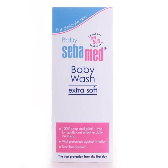 Sebamed Combo of Baby Shampoo 150ml with Baby Wash 200ml Natural Moisturisers No Tears Formula For Delicate Scalp