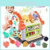 Colorful Interactive Baby Early Education Toy Fun House Shape Recognition Blocks