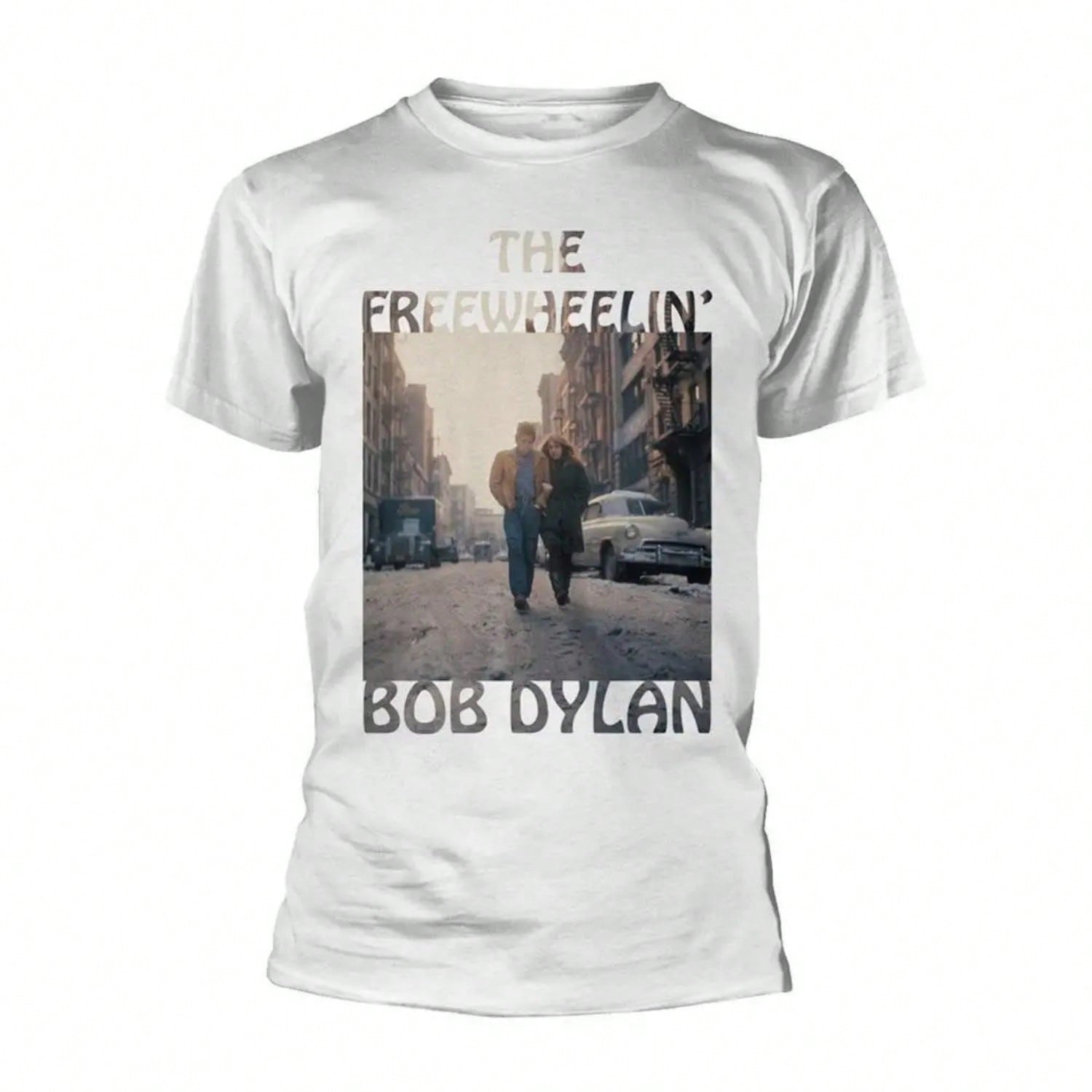 The Freewheelin  Bob Dylan OFFICIAL Tee T-Shirt unisex Unisex S разноцветный