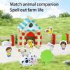 DIY Children's Wooden Building Blocks Set - Little Architect Structure Assembly Educational Interactive Toy for Kids