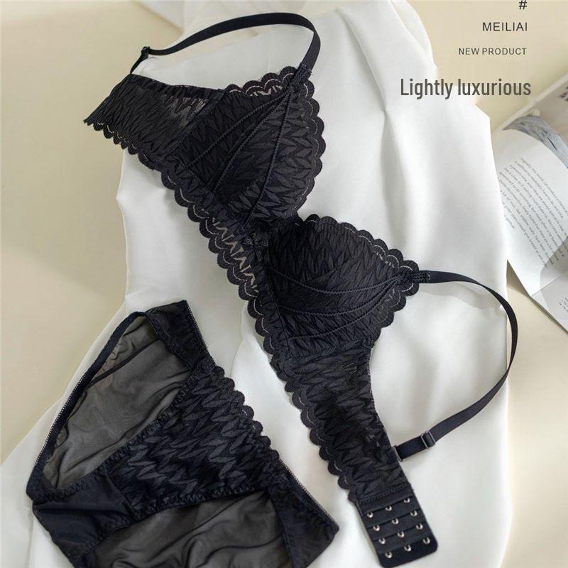 Krajková tenká spodní prádlo Pure Desire - Podprsenka s křížovým košíčkem pro zvětšení malých prsou