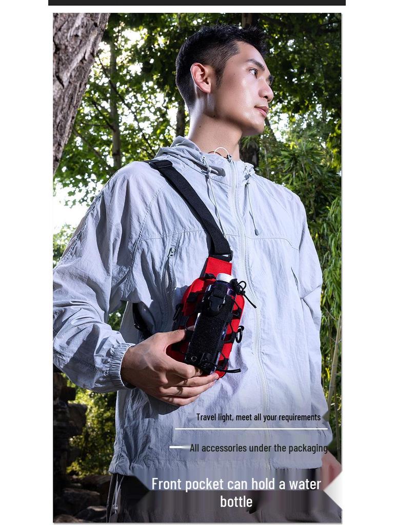 Men's Multi-functional Tactical Waist & Crossbody Bag for Camping & Cycling