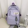 Schoolbag backpack, Korean style simple casual new model for middle and high school students, large capacity laptop backpack for men and women