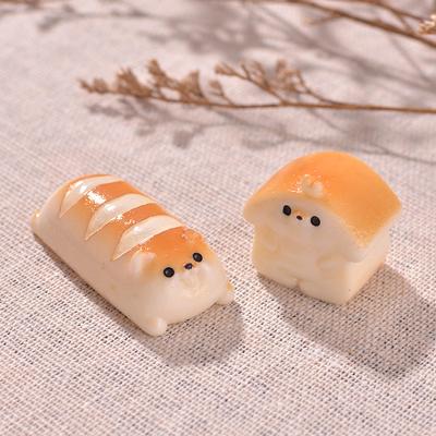Câini Creativi Pâine Gogoși Figurine Miniaturale Jucărie Alimentară de Bucătărie Ornament de Birou Mașină Accesorii de Decorațiune DIY Cadouri