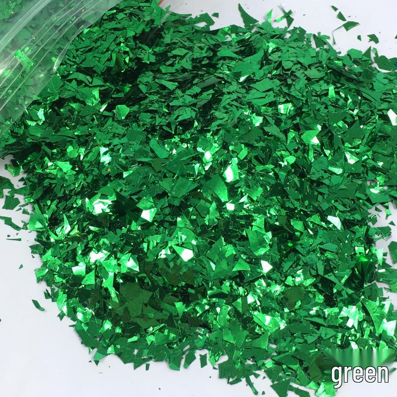 DIY Irregular Nail Shell Paper Fragments – 10g Bag for Slime, Epoxy Resin, Crafting.