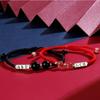 Original Mountain Alliance Vow Couple Red Rope Korean Version Design Bracelet Qixi Festival Valentine's Day Gift Hand Rope